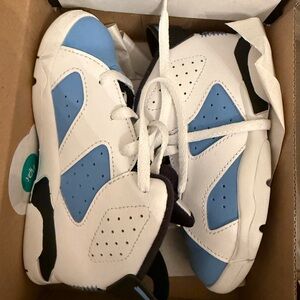 Jordan size 6 toddler 9c.  Worn once, practically new.  Box included